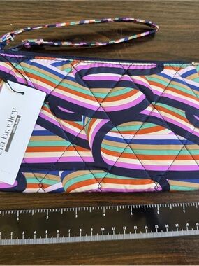 NWT Vera Bradley Ultralight Essential Wristlet Wallet Retro Ribbons